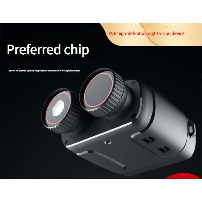 Ultra Clear Large Screen Day Dual-use Camera And Video Recorder With High-definition Infrared All Black Dual Tube Night_voghion.com