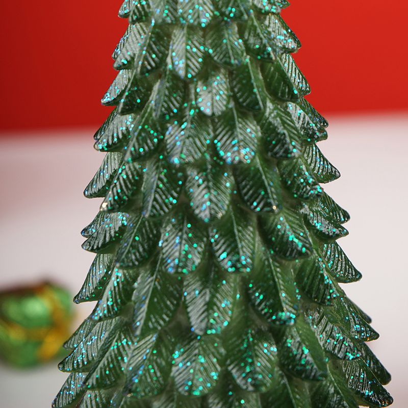 New Small Tree Resin Crafts Ornaments Home Desktop Scene Christmas Decorations_voghion.com