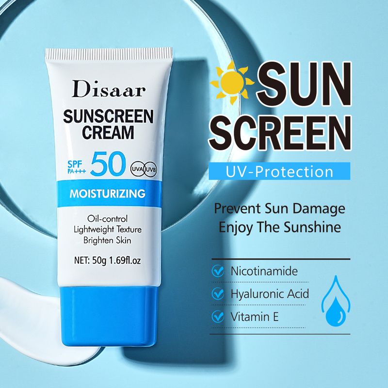 Disaar50g Sonnenschutzcreme für Beine und Arme, volle Box, Sonnenschutzcreme_voghion.com