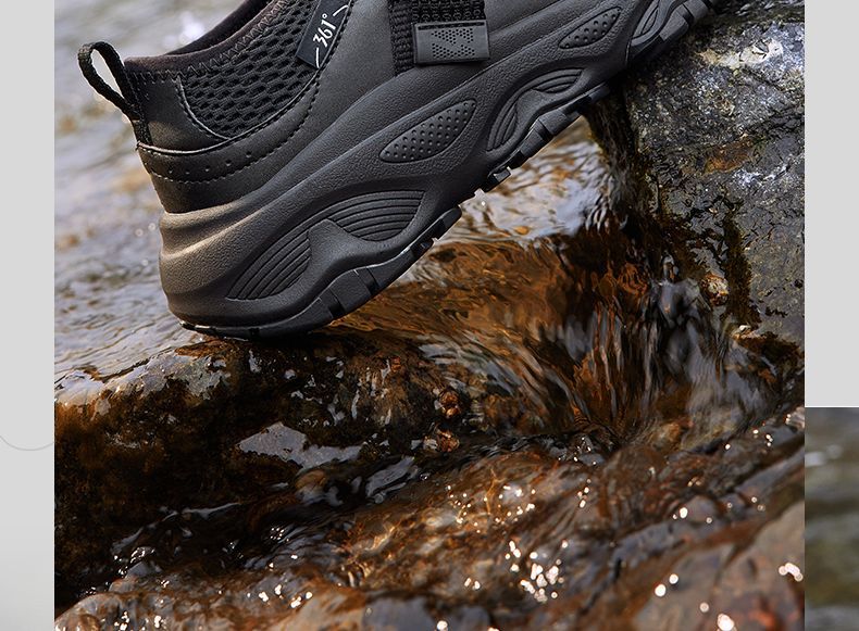 361 Jack Su Xi 2024 Summer New Outdoor Non slip Water wading Breathable Sports Sandals Mountaineering Shoes_voghion.com