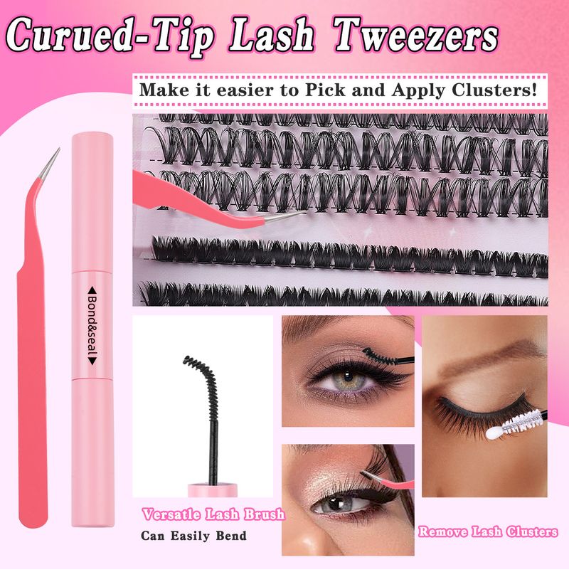 Beauty Health Diy Single Cluster Large Capacity Eyelash Book False Eyelash 640 Cluster Hair Eyelash_voghion.com