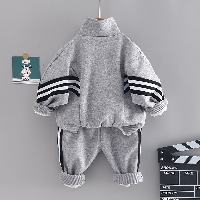 Children's Sports Two Piece Suit Handsome Baby Boy Clothes Stylish Children's Spring And Autumn Children's Clothing Boys One Piece Delivery_voghion.com