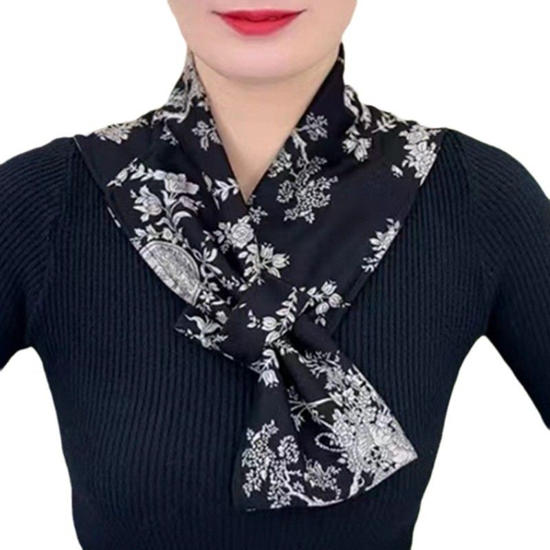 Nouveau modèle 2024 en velours thermique avec poche, cache-cou polyvalent, écharpe chaude et coupe-vent, tour de cou long_voghion.com