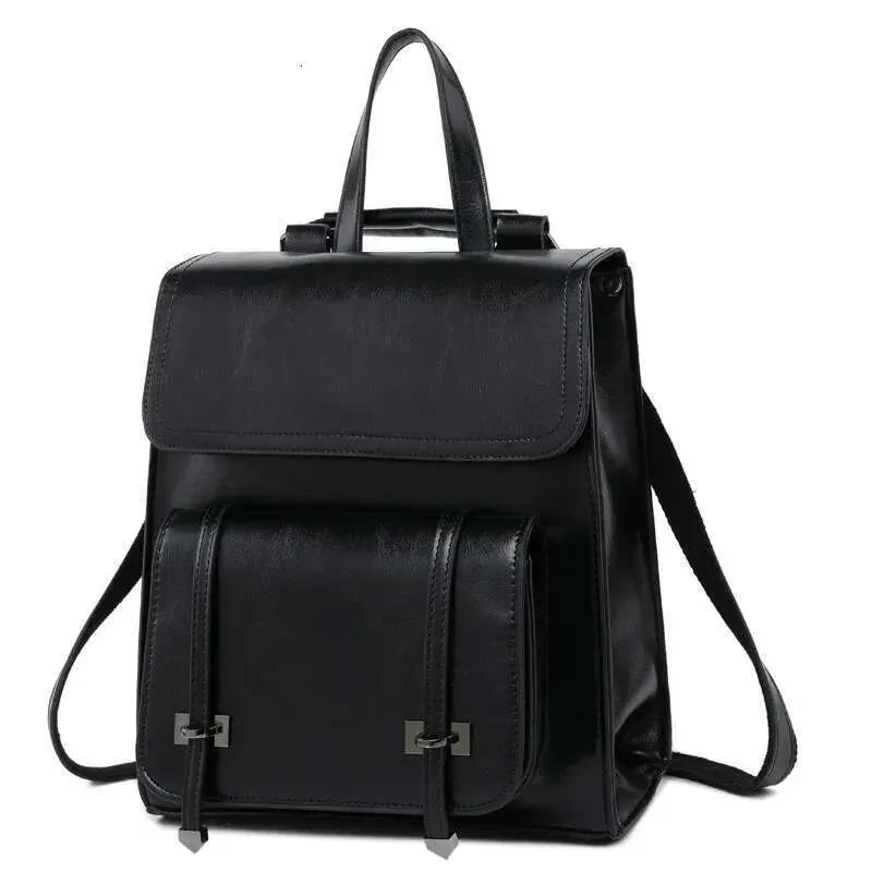 Designer Frauen Rucksack Cross Body Laptop Daypack Echtes Leder Reisebuch Schule Weibliche Rindsleder Rucksack Schulter_voghion.com