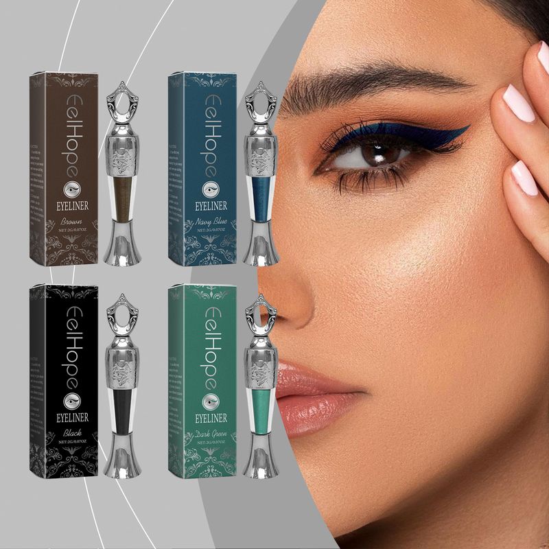 EELHOPE Bunte Flüssigkeit Natürliche Farbe Feuchtigkeitsspendendes, angenehmes Augen-Make-up Seidig glatter, leicht aufzutragender Eyeliner_voghion.com
