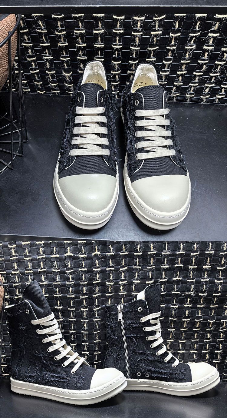 New Casual RO 3D Sole Milk Fragrance High-top Canvas Versatile Sneakers Unisex Breathable Vintage Beggar Shoes_voghion.com