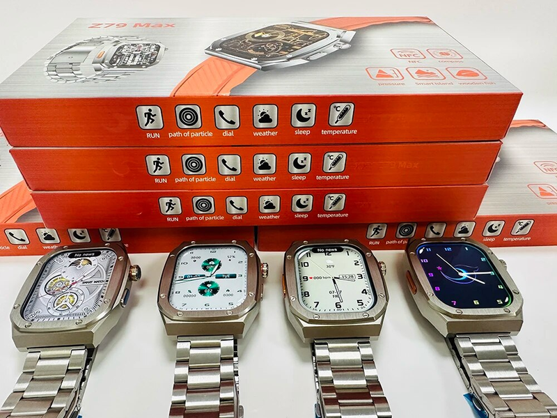 Neue Z79 Max Smartwatches für Männer Smartwatch 2023 Buletooth Call Blutsauerstoffüberwachung 1,83" HD-Bildschirm Wasserdichte Smartwatch_voghion.com