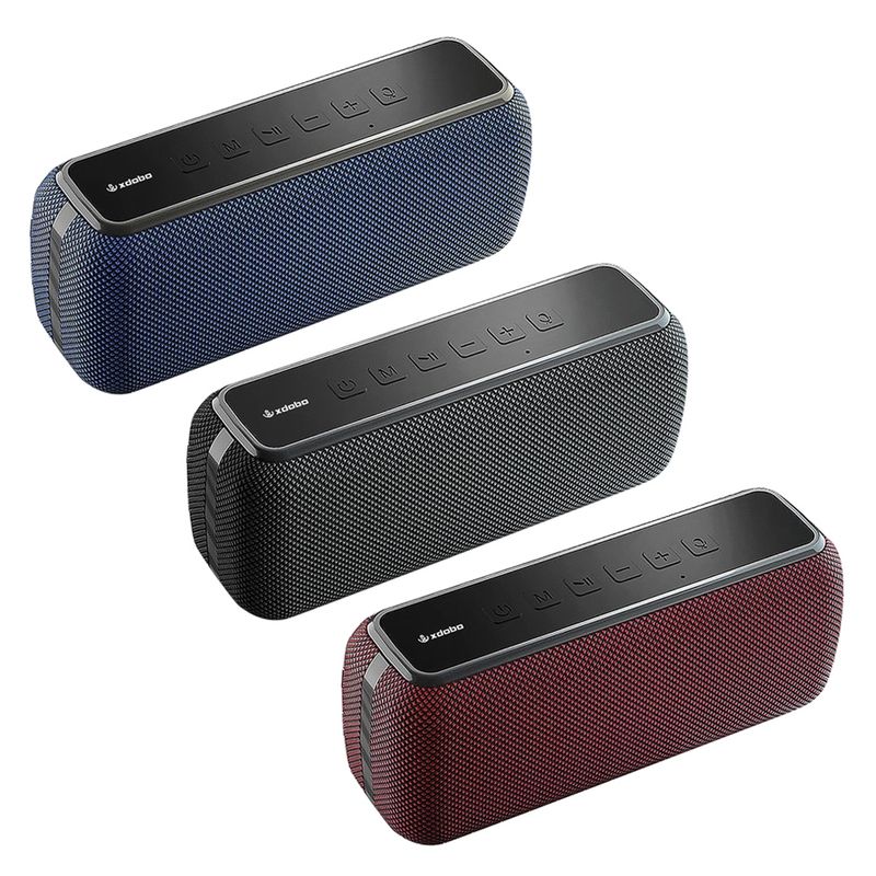 Głośnik bezprzewodowy Bluetooth X8 60W, zewnętrzny subwoofer, obsługa karty TWS i TF (niebieski)_voghion.com