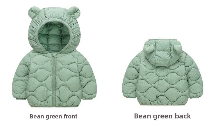 Autumn And Winter New Children's Jacket Lightweight Down Cotton Coat Baby Outerwear Solid Color_voghion.com