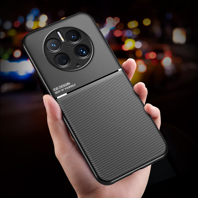 For Huawei Mate 50 Pro Case Car Magnetic Leather Cover Soft Frame Funda On For Mate 50 Pro Mate50 Pro Phone Cases Capa_voghion.com