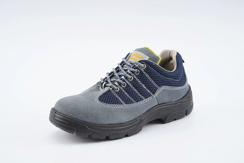 Scarpe protettive di sicurezza per saldatura elettrica leggere estive in pelle bovina traspirante anti-sfondamento e anti-perforazione da uomo_voghion.com