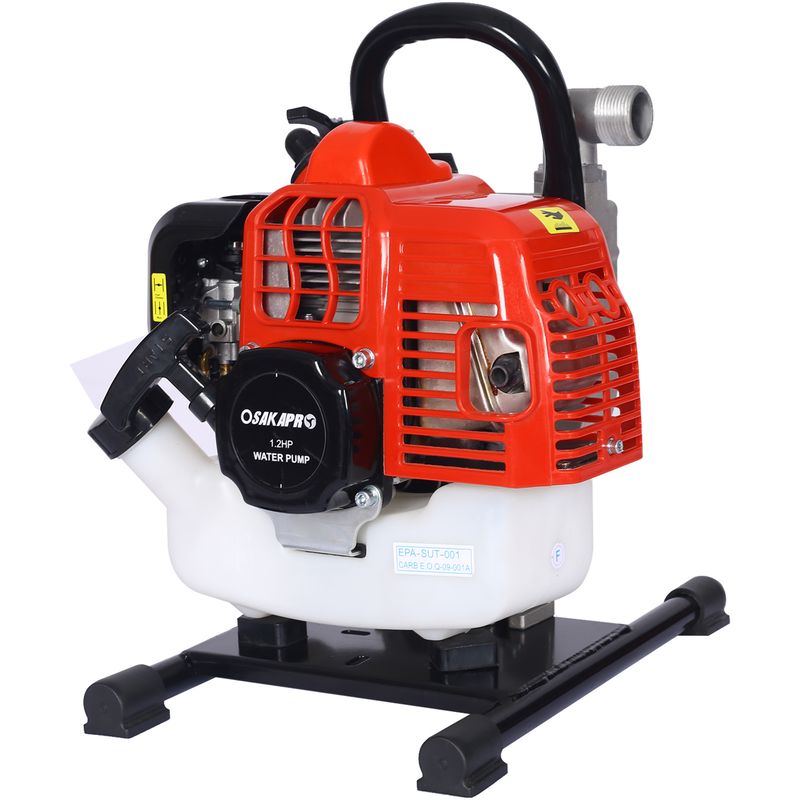 gasoline water pump,2s troke portable gas powered water transfer pump ,33cc 1.2HP 1inch_voghion.com