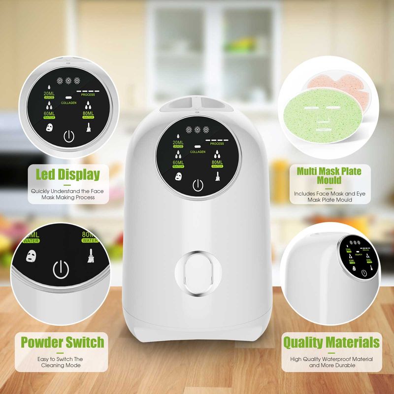 Facial Mask Maker Machine Touch Screen Smart Automatic Fruit Natural Vegetable Collagen Home Use Beauty Salon SPA Care Eng Voice_voghion.com