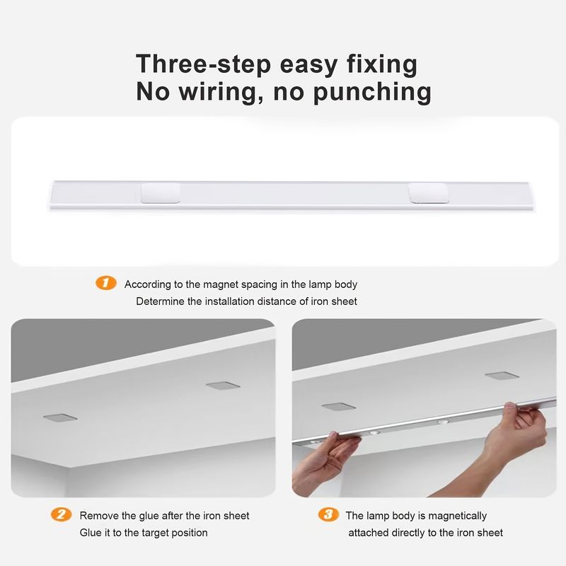 Light Up Your Home With This Rechargeable Ultra-Thin LED Human Body Sensor Strip!_voghion.com