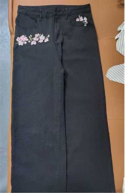 Herrenbekleidung Blaue Jeans mit weitem Bein Frühling Slim Soft Denim Hochwertige elastische gerade bodenlange Hose_voghion.com