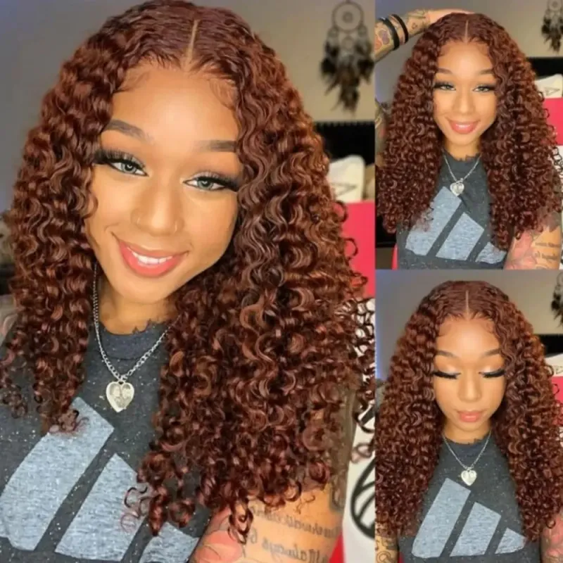 Peluca corta de color castaño oscuro con corte bob, cabello humano de 13 x 4 pulgadas, pelucas frontales con encaje, pelucas cortas de ondas profundas marrones, peluca bob n.° 4, cabello humano 180 % para mujer_voghion.com