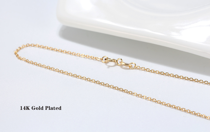 Fashion Rinntin Sterg Box Cable Necklace for Women 40cm-60cm Fashion Sier tThin Neck Chain Jewelry SC07_voghion.com