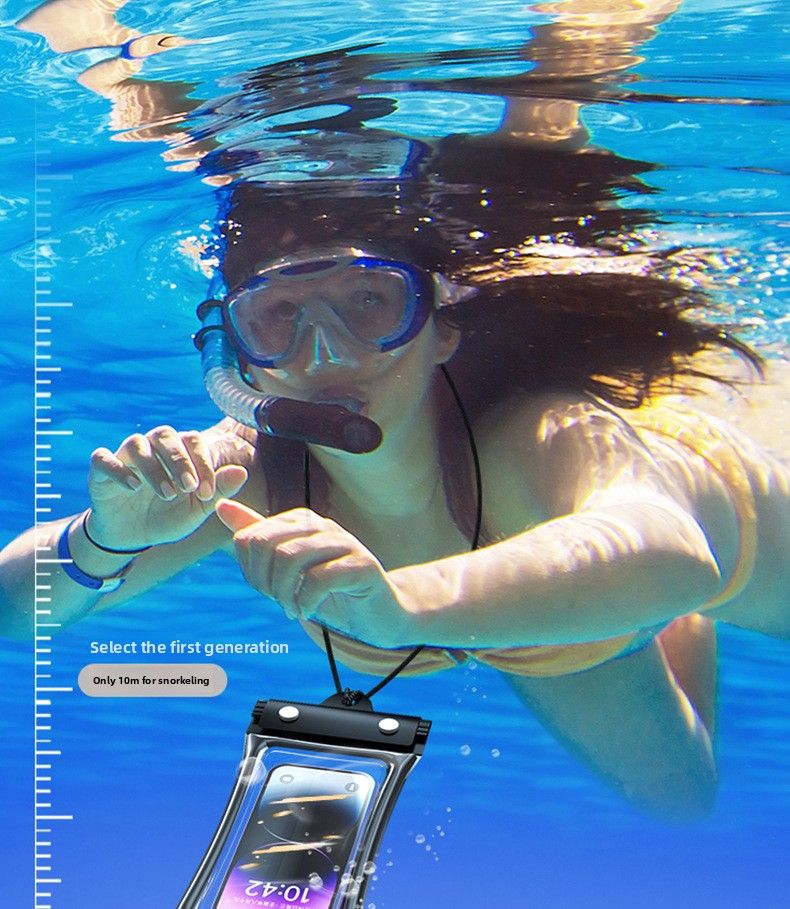 Wasserdichte Handytasche mit schwimmendem Touchscreen-Airbag, Schwimmen, Rafting, 70 % Rabatt auf gradversiegelte Tauchtasche für Fahrer_voghion.com