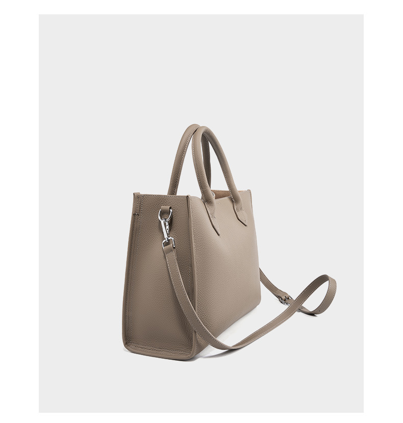Borsa grande tote, grande capacità, borsa da donna in vera pelle, design di nicchia, borsa da donna per computer, borsa da pendolare di alta qualità_voghion.com