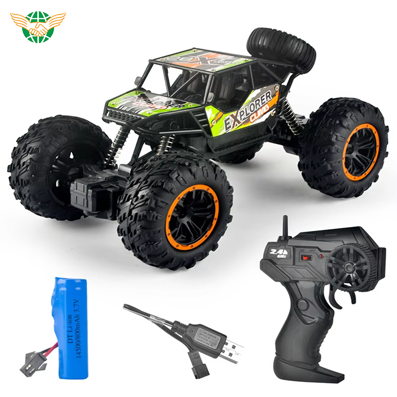 2.4G 1:16 Duży rozmiar 45 stopni w górę TPR Opona terenowa 4x4 Off-Road RC Car Zabawki dla dzieci W tym pilot zdalnego sterowania Metal_voghion.com