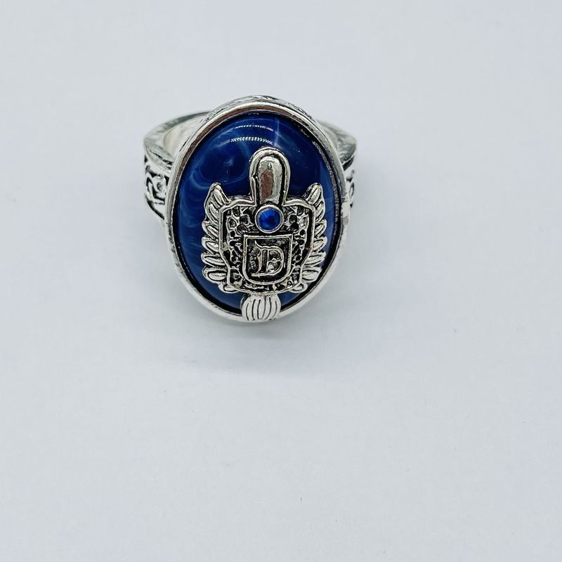Anello in lega con motivo inciso in stile punk gotico di The Vampire Diaries, per uomo e donna_voghion.com