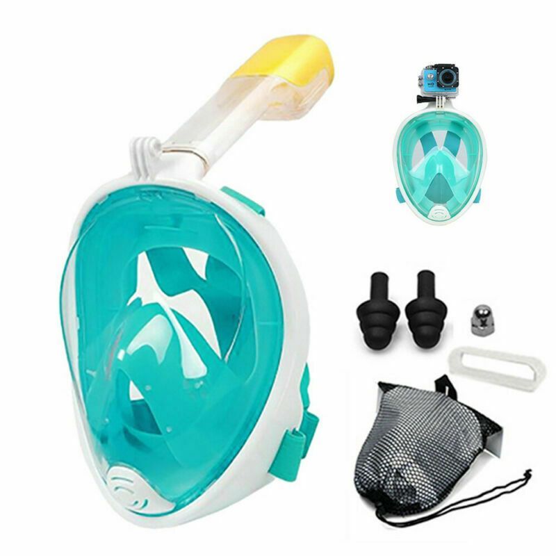 Diving Goggles, Snorkeling Three Treasure Set, Breathing Tube, Fully Dry, Children's And Adult Anti Fog Mask, Swimming_voghion.com