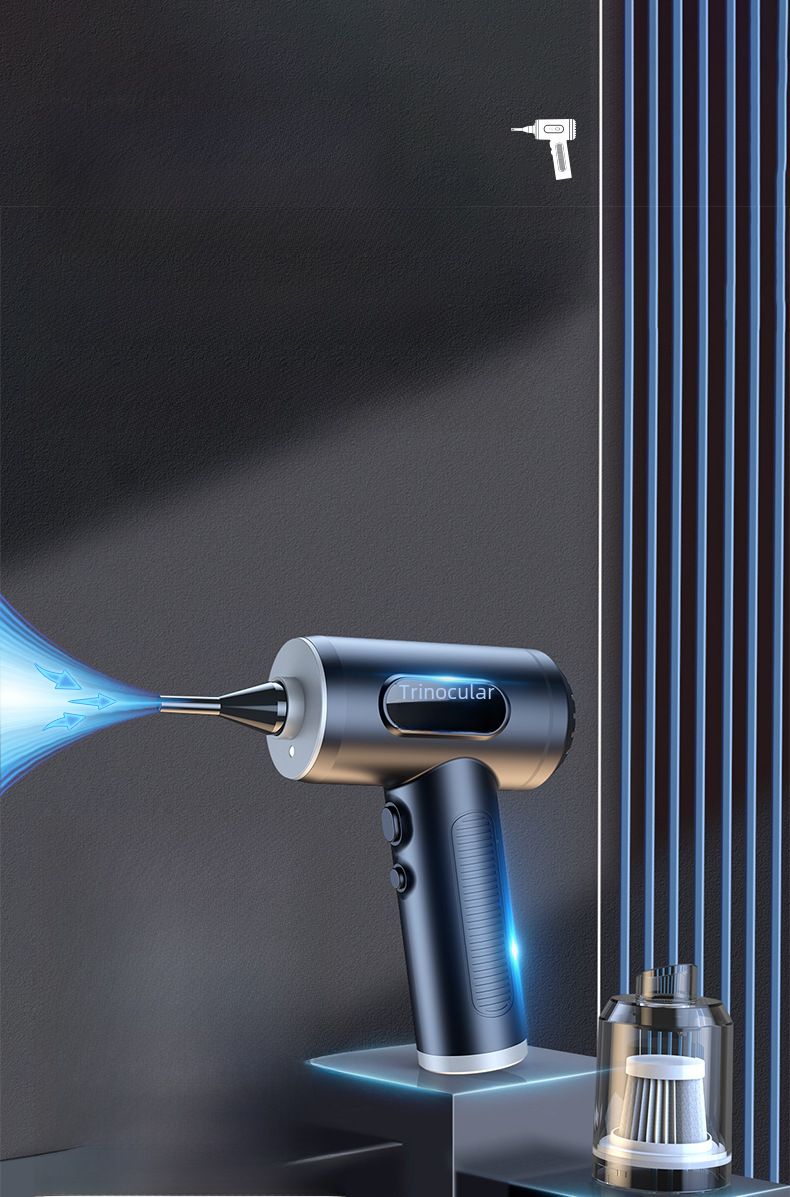 Novo soprador de pó soprando e aspirando integrado portátil de alta potência 50000RPM aspirador de pó portátil para carro com display digital_voghion.com