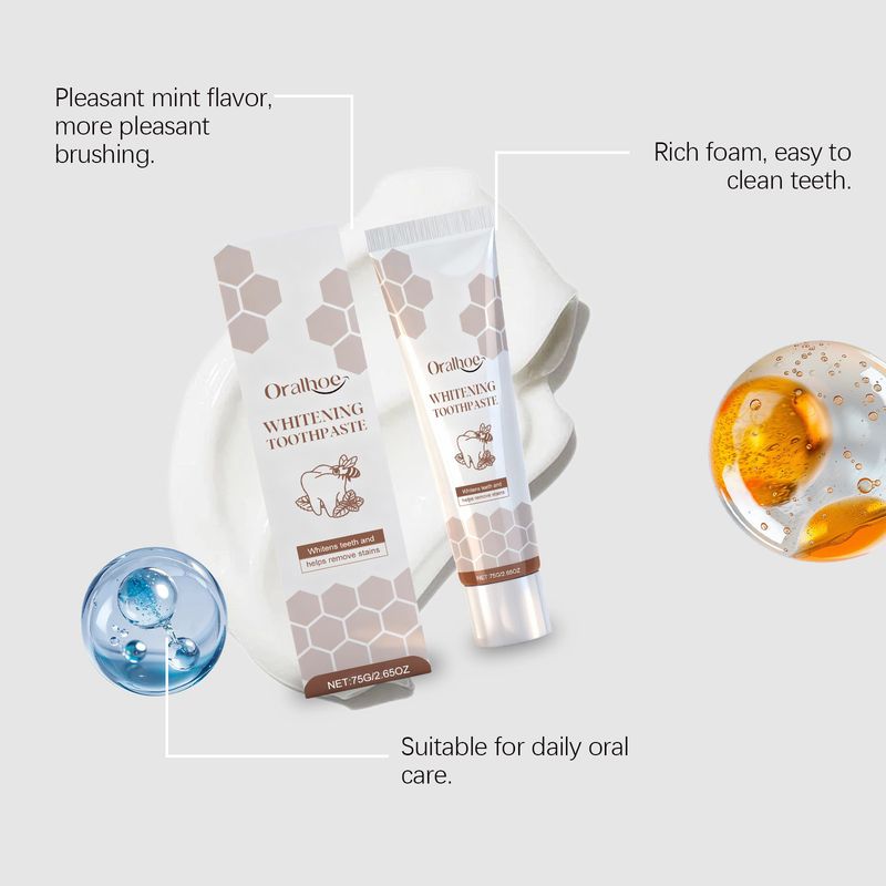 Dentifricio alla menta ORALHOE Pulizia quotidiana Odore di tartaro Alito fresco a lunga durata Igiene orale_voghion.com