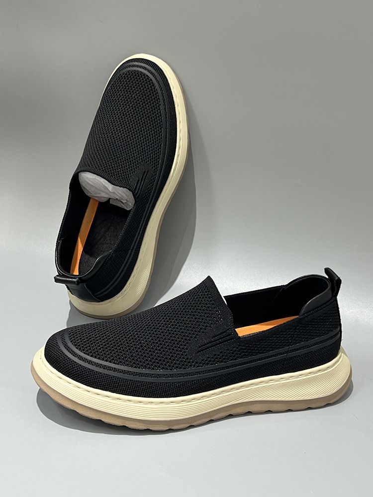 Summer New Breathable Lightweight Thin Casual Soft Sole Slip-On Deodorant Mesh Shoes Men_voghion.com