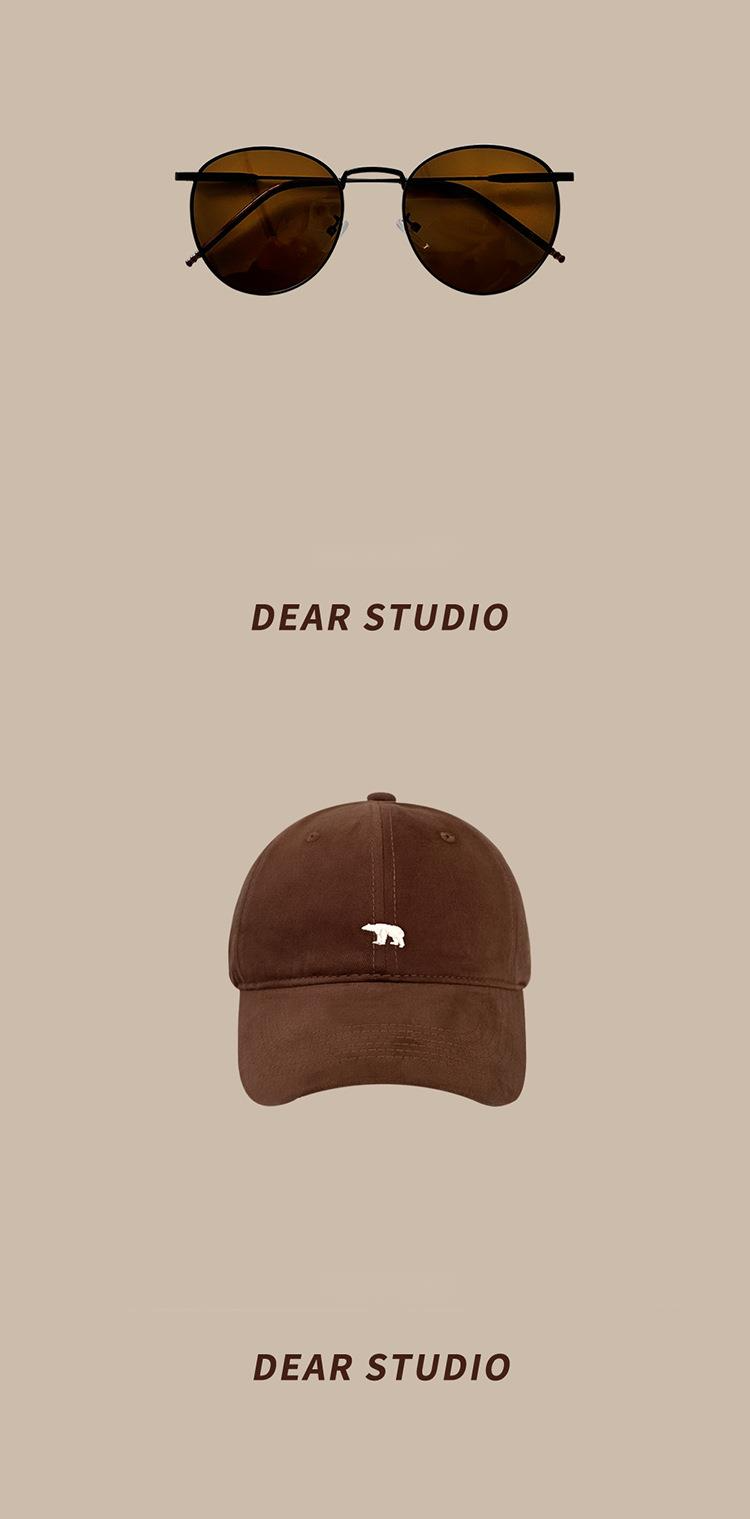 New Japanese Retro Maillard Brown Western Cowboy Hat Women's Spring/summer Sunscreen Empty Top Hat Baseball Hat Elegant Sunglasses_voghion.com