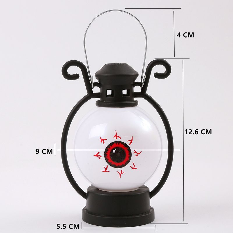 Linterna LED de calabaza para Halloween: decoración fantasmal portátil con luz de vela sin llama para fiestas y decoración del hogar._voghion.com