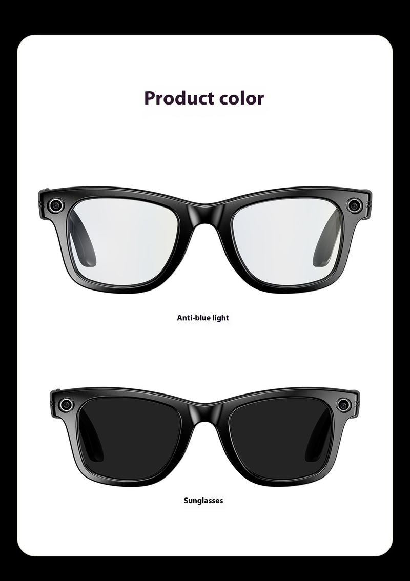 Smart AI Glasses W/Camera, ChatGPT-4.0, IP65 For Work/Travel/Tech Lovers_voghion.com