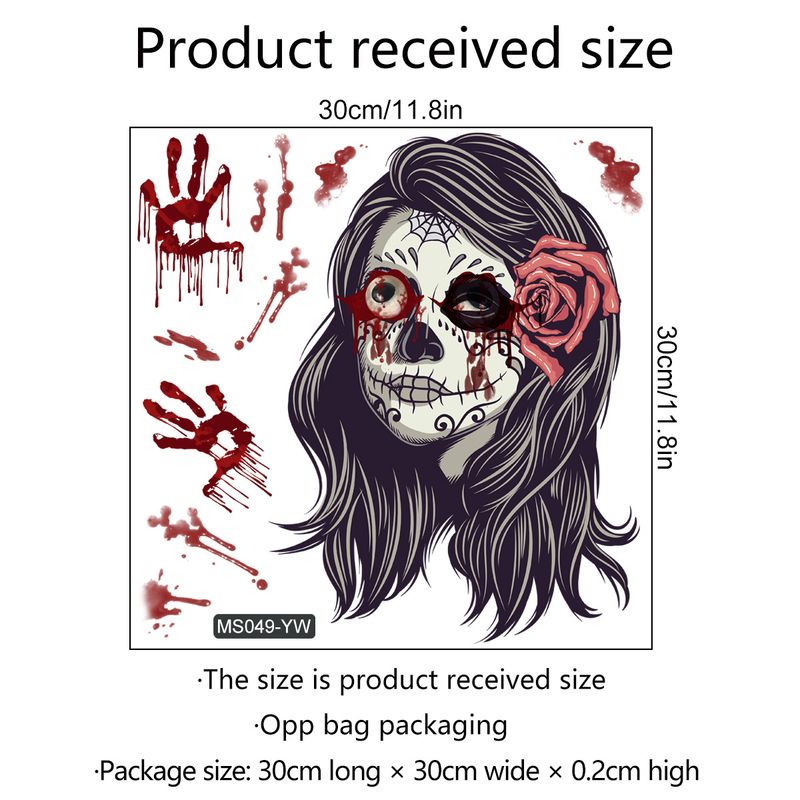 Aufkleber Halloween Blut Handabdruck Fußabdrücke Dekorative Wandaufkleber Fensteraufkleber Wohnzimmer Schlafzimmer Hintergrund Home Dekoration Aufkleber_voghion.com