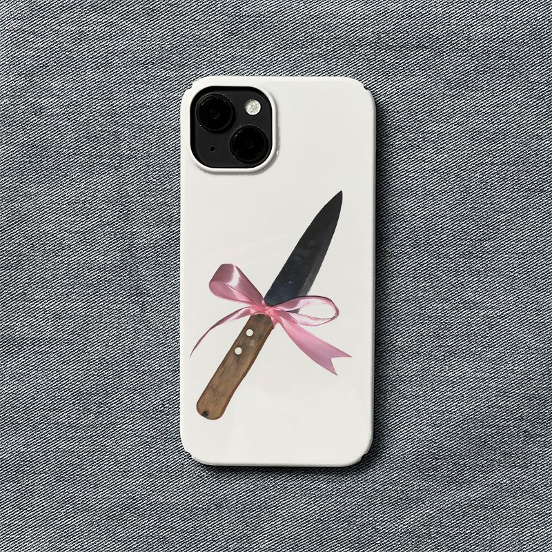 Ins Style Messer IPhone 16 15 Pro Telefon Trendy 14 Film Hard Case 13 Nische 12/11_voghion.com