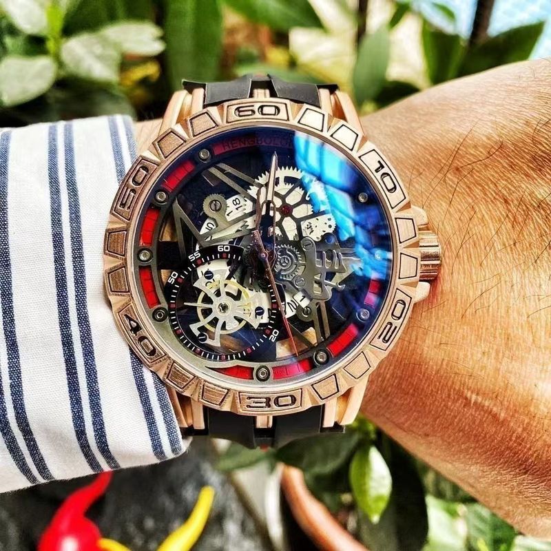 Luxury Brand Watches For Mens Luxury Endurance Sport Automatic Date Wristwatch Business Quartz Movement Chronograph AAA Clocks 6110_voghion.com