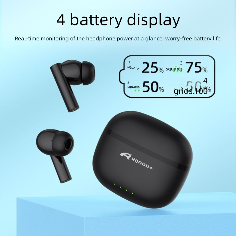 Novos fones de ouvido sem fio Bluetooth de alta qualidade de som 2025 intra-auriculares com bateria de longa duração para corrida e esportes com cancelamento de ruído_voghion.com