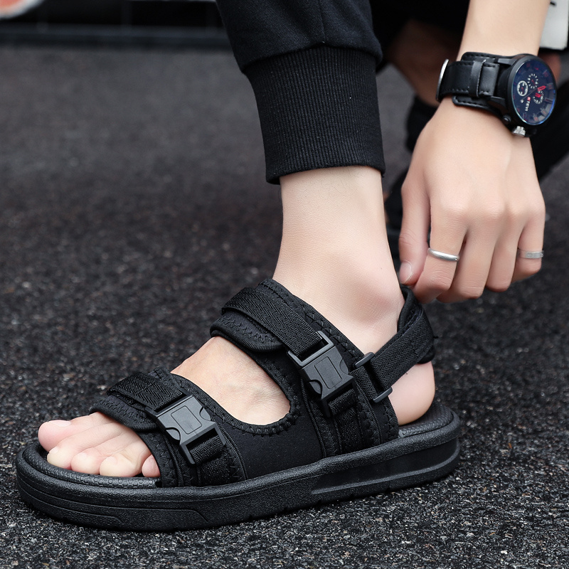 Herenschoenen Lage hak Sliders Sandalen Buitensporten Zomer Zomer Strandschoenen voor heren_voghion.com