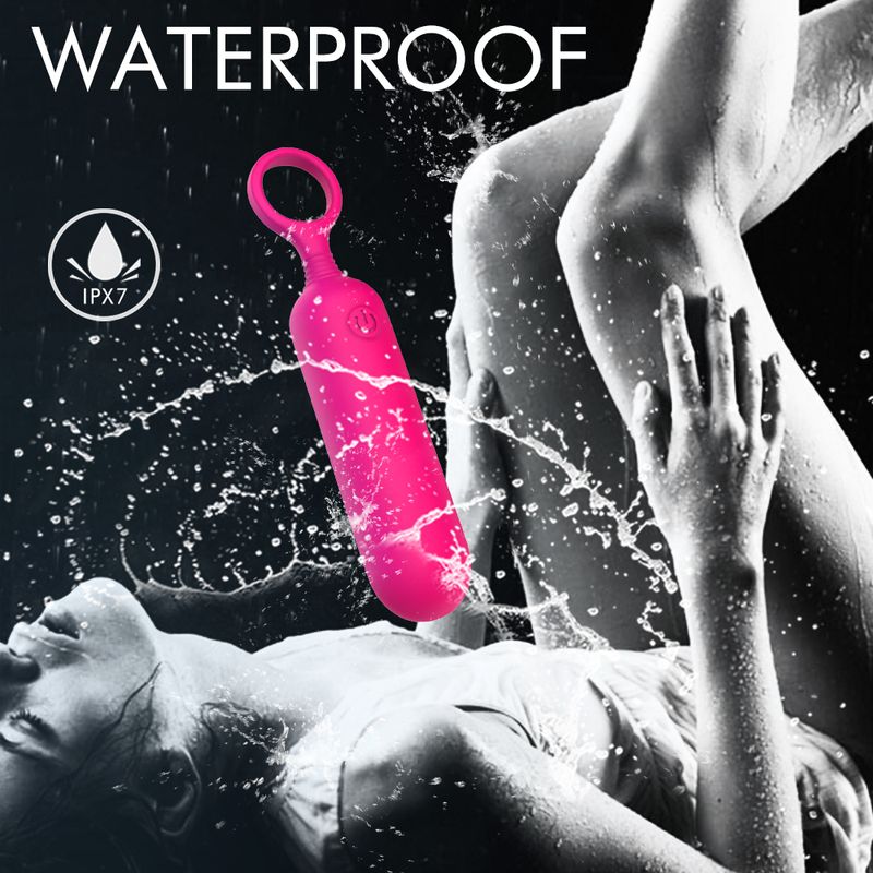 Mini vibratore a proiettile per il piacere del punto G femminile, forte vibrazione, massaggiatore AV a bacchetta, alimentazione USB, giocattolo sessuale_voghion.com