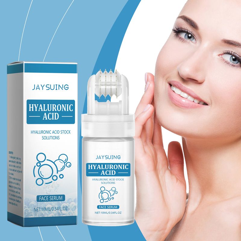 Siero Roller all'acido ialuronico, idratante, idratante e illuminante per la cura della pelle del viso_voghion.com