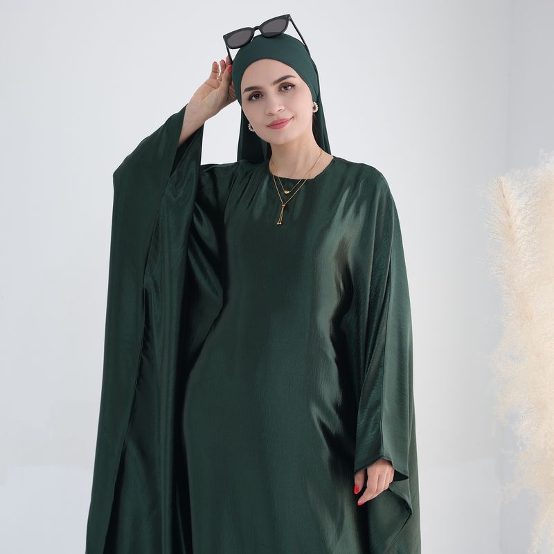 Dámské oblečení blízkovýchodní lesklé šaty abaya_voghion.com