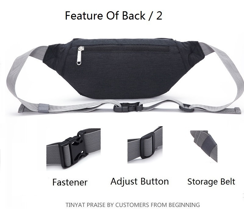 Sac de messager sac de taille de téléphone portable pour hommes faire des affaires sac de caisse enregistreuse sac de poitrine multifonctionnel en cours d'exécution sac de poitrine décontracté_voghion.com