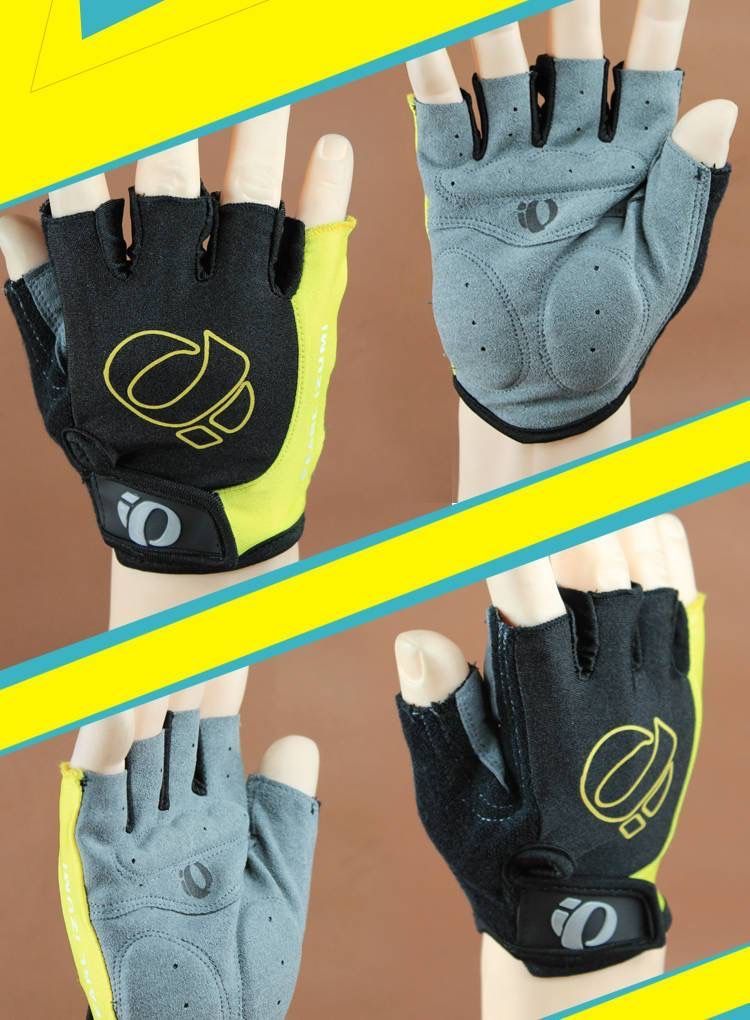 New Cycling Half Finger Anti-Slip Wear-Resistant Shock Absorption Breathable Rider Unisex Silicone Gloves_voghion.com