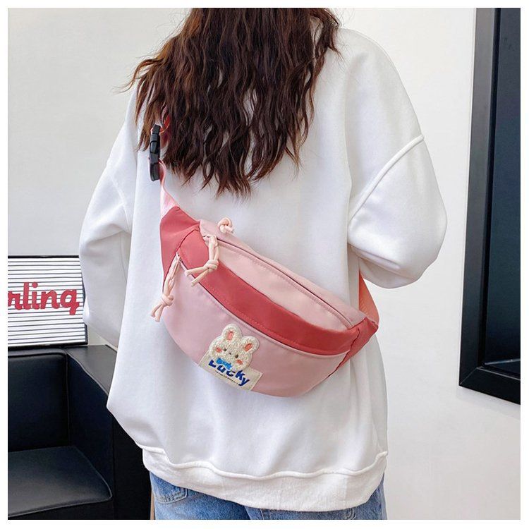 Süße Brusttasche für Damen, große Kapazität, lässig, All-Match-Umhängetasche, modische Sport-Reit-Gürteltasche_voghion.com