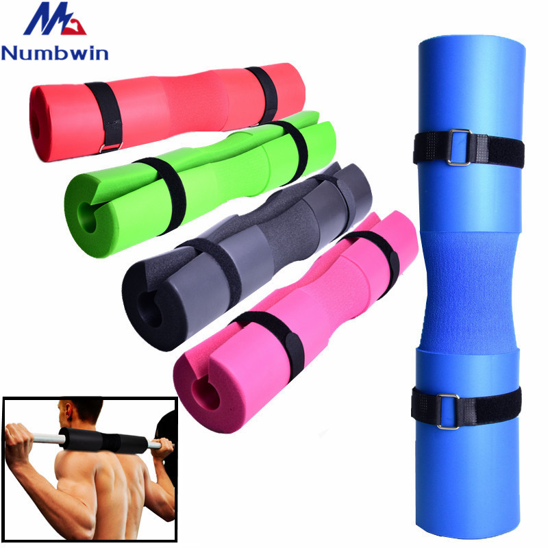 Spallacci per bilanciere tozzo fitness, manica protettiva per ponte dell'anca per sollevamento della forza, imbottitura in spugna per il collo_voghion.com