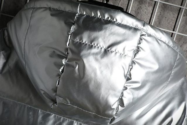 Men's Clothing Men's Clothing, Glossy Fabric, Down Filled Cotton Coat, Trendy Brand, Cropped Style, Heavy And Fluffy US Jacket_voghion.com