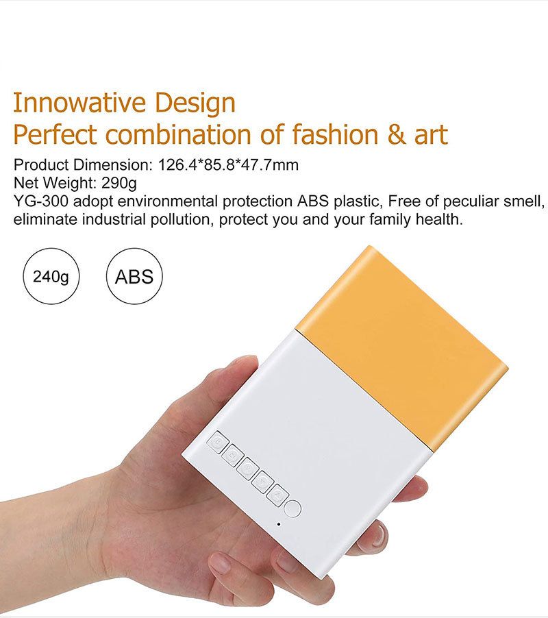Mini Micro proiettore portatile per bambini, piccolo LED HD 1080, per la casa_voghion.com