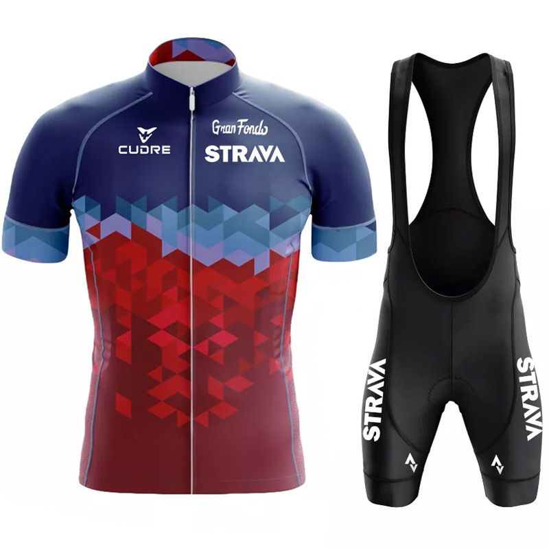 2024 Suit Strava Tour De France Short Sleeved Set For Mountain Cycling Events_voghion.com