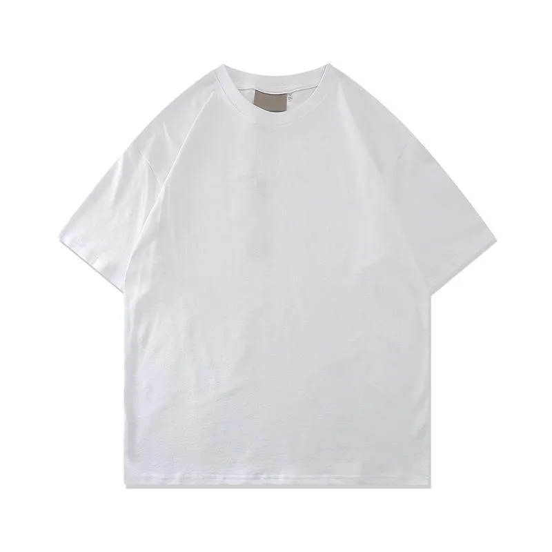 Mens Designer Clothes T Shirts dresses Homme Blanc Tee Chest Letter Laminated 100% Pure Cotton Print Short Sleeve High_voghion.com