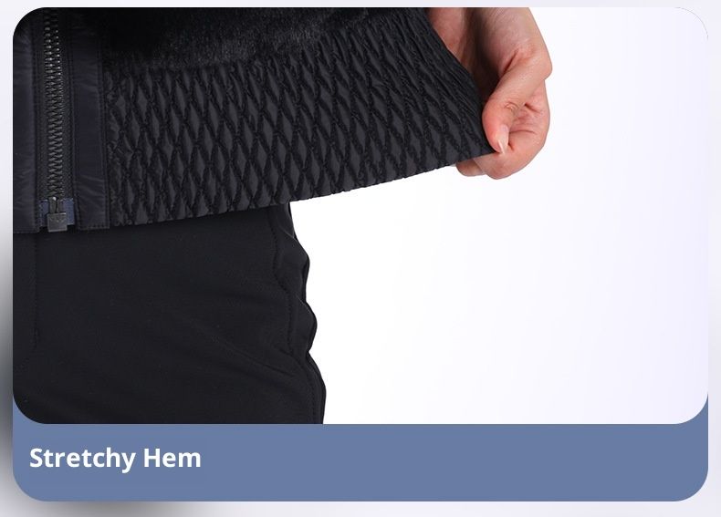 001 New Winter Wom, Foreign Trade European And American Style, Furry Vest, Short Thicked Warm Windproof Ski Suit For_voghion.com