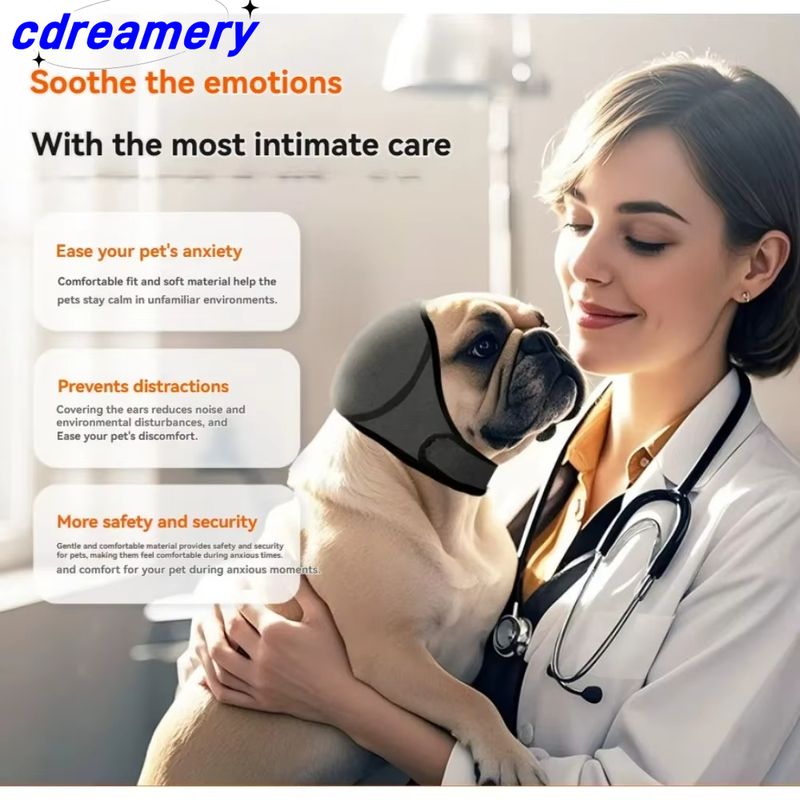Noise-reducing Dog Earmuffs, Noise-proof Hearing Protection, Pet Earmuffs, Waterproof And Adjustable Dog Earmuffs_voghion.com